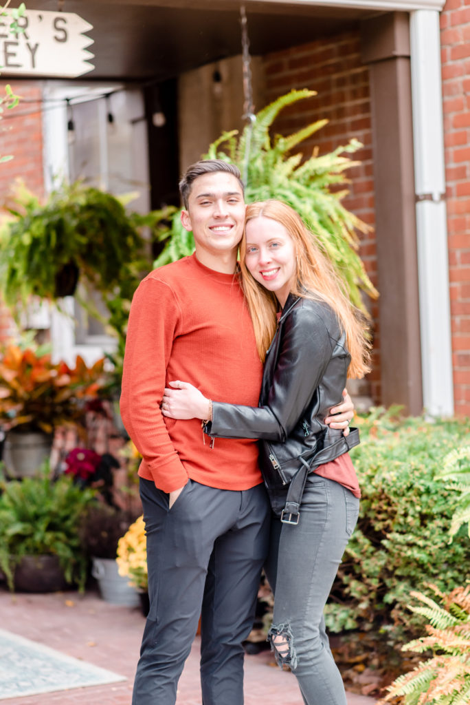 Downtown Zionsville Engagement Session